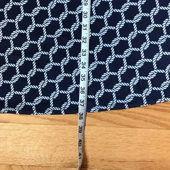 Chic Dress Beautiful Blue & White Size Large - Picture 6 of 9